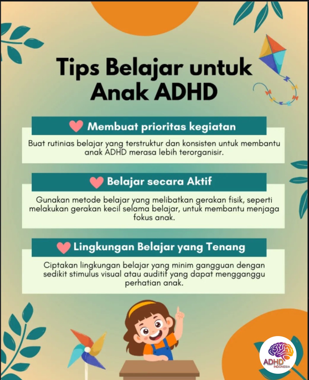 Strategi Belajar yang Cocok untuk Anak ADHD di Kabupaten Konawe